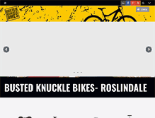 Tablet Screenshot of bustedknucklebikes.com